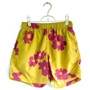 Urban Outfitters Pink and Yellow Floral Shorts